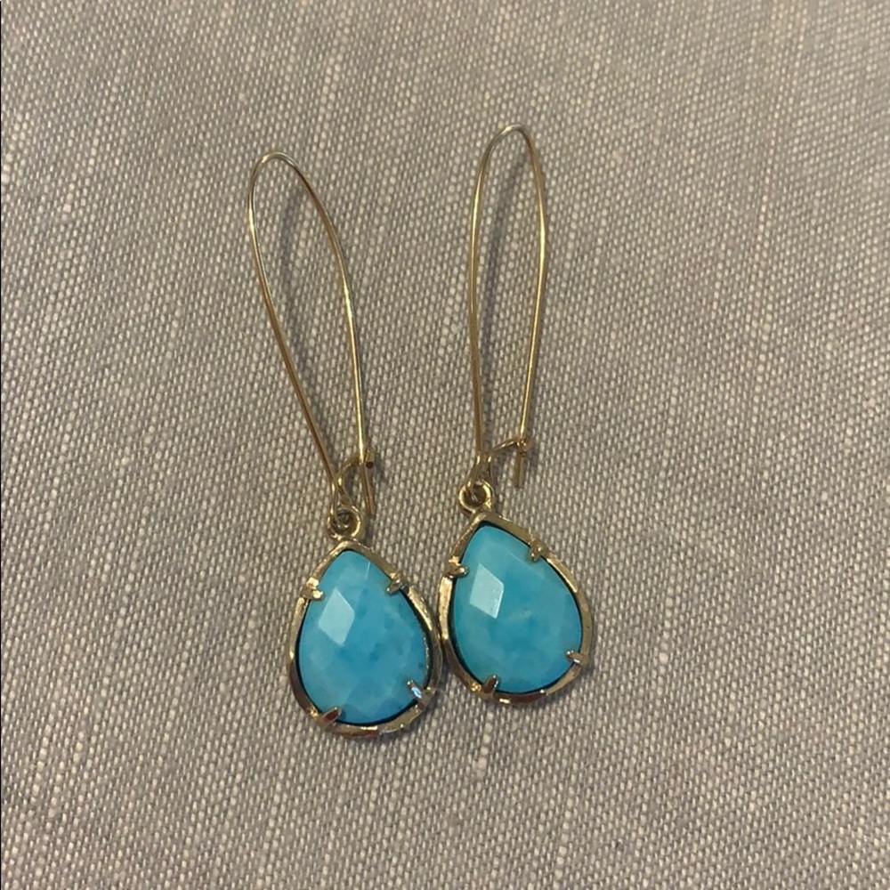 Kendra Scott drop earrings with bendable back